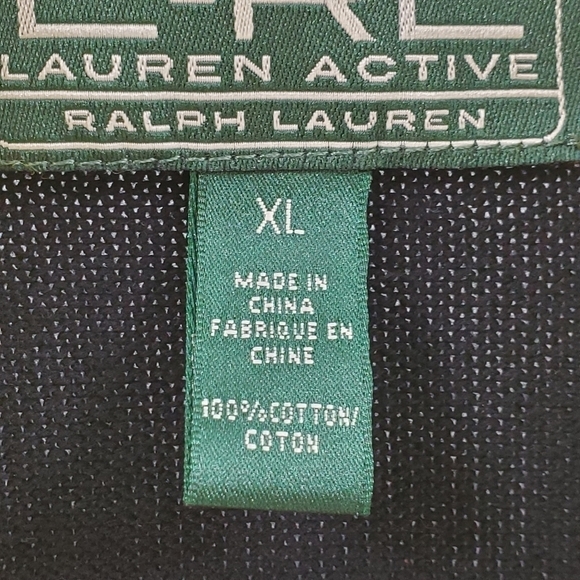 Lauren Ralph Lauren Active black and yellow cotton pullover XL - Picture 8 of 16